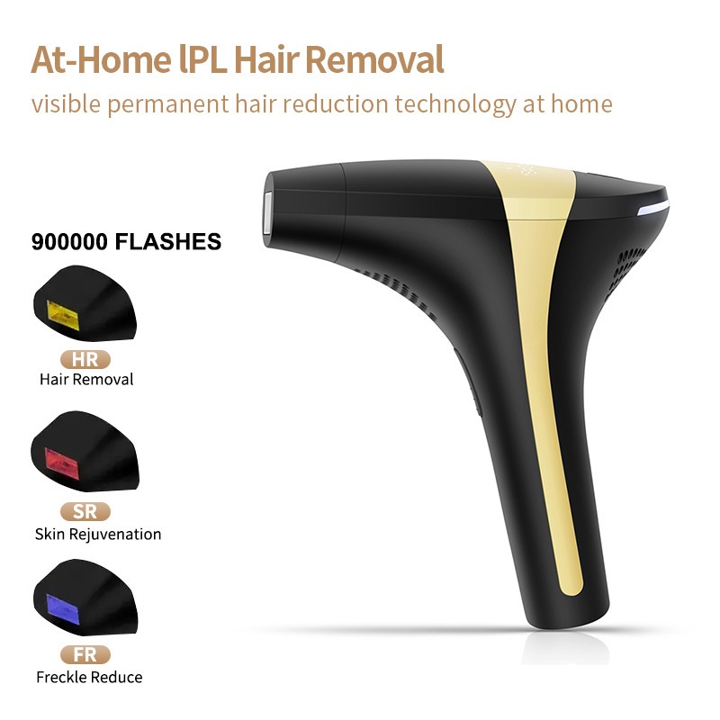 3-in-1 IPL Hair Removal Device, 900K Flashes, 8 Levels