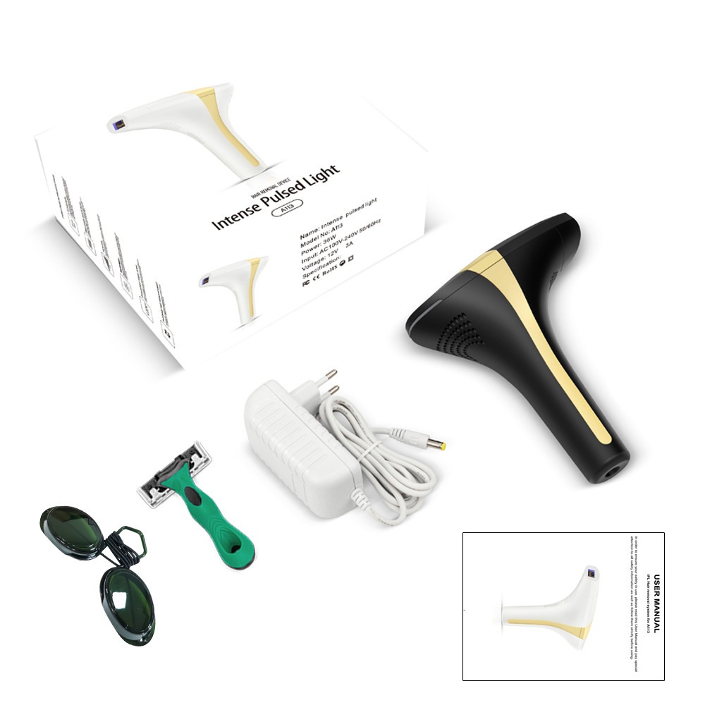 3-in-1 IPL Hair Removal Device, 900K Flashes, 8 Levels