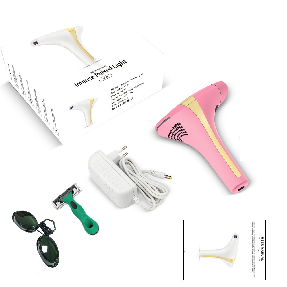 3-in-1 IPL Hair Removal Device, 900K Flashes, 8 Levels