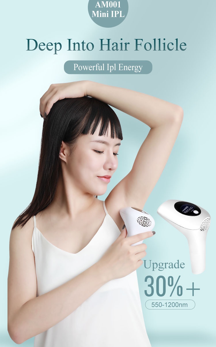 IPL-ontharingsapparaat, 900.000 flitsen, huidsensor