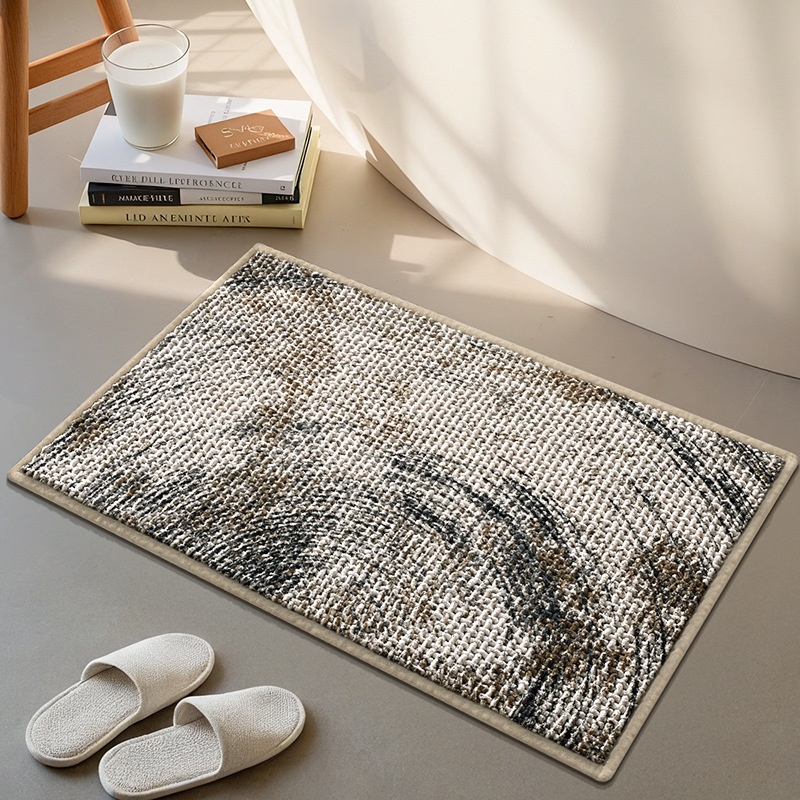 Tapis de bain ultra absorbant et antidérapant - Tapis de bain doux et à séchage rapide