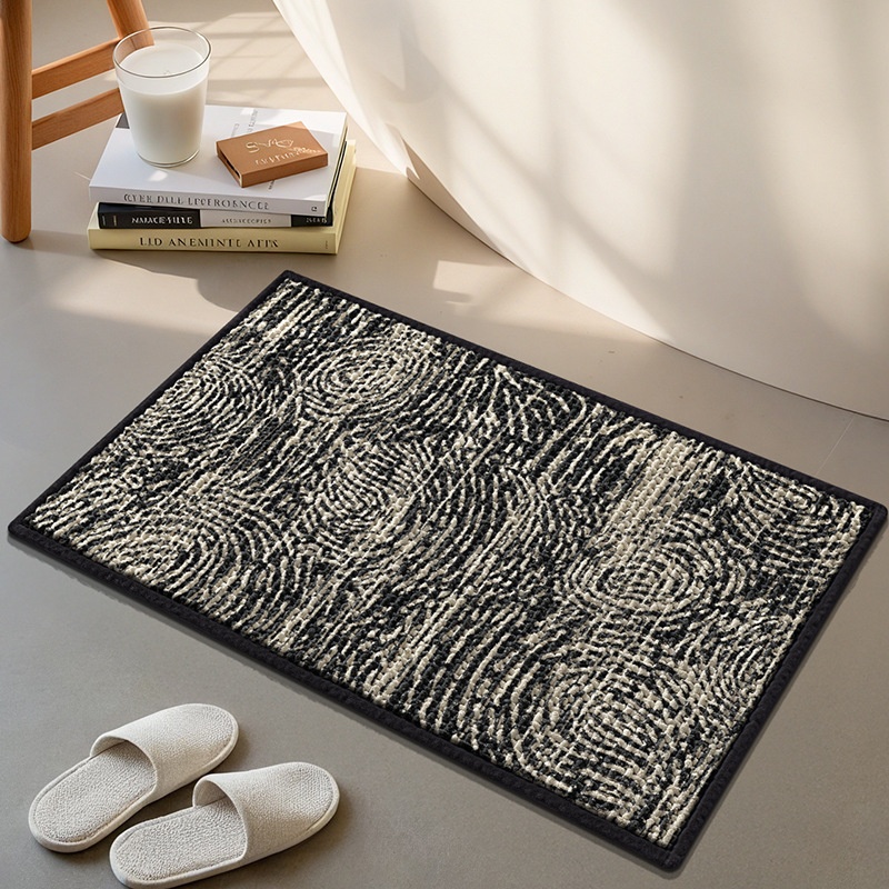 Tapis de bain ultra absorbant et antidérapant - Tapis de bain doux et à séchage rapide