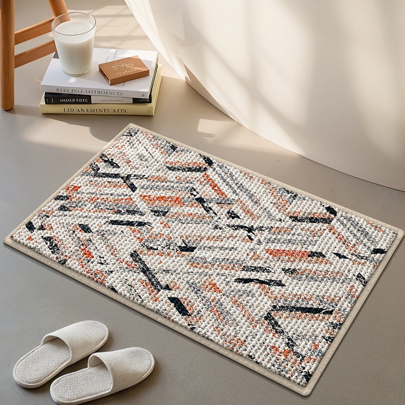Tapis de bain ultra absorbant et antidérapant - Tapis de bain doux et à séchage rapide