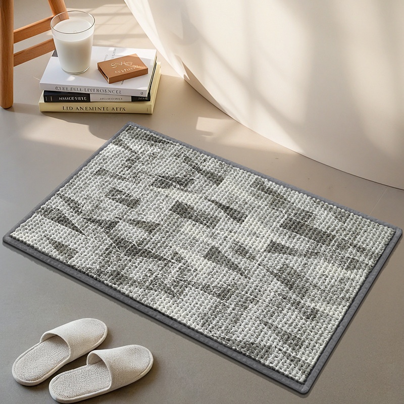 Tapis de bain ultra absorbant et antidérapant - Tapis de bain doux et à séchage rapide