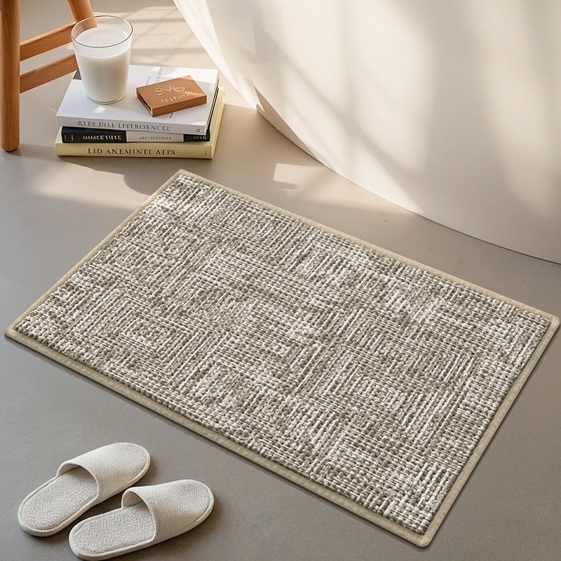 Tapis de bain ultra absorbant et antidérapant - Tapis de bain doux et à séchage rapide