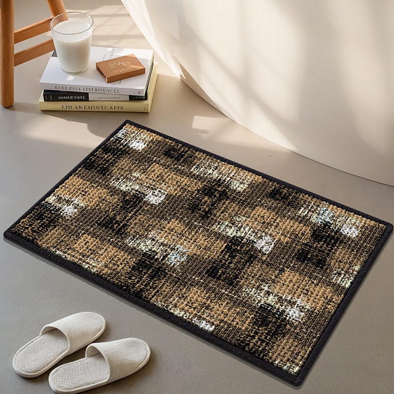 Tapis de bain ultra absorbant et antidérapant - Tapis de bain doux et à séchage rapide