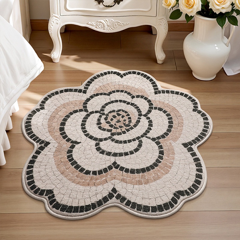 Tapis de bain et tapis de sol modernes, absorbants et antidérapants pour la décoration intérieure