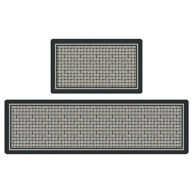 Ensemble de tapis de cuisine et de salle de bain absorbants et antidérapants - Tapis lavable