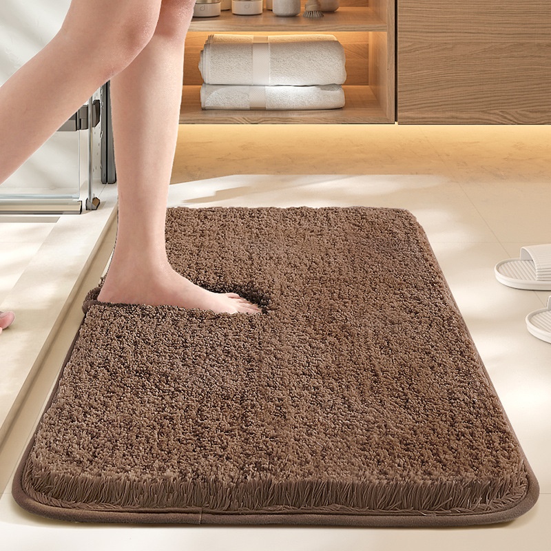 Soft Absorbent Non-Slip Bath Mat - Quick Dry Bathroom Rug