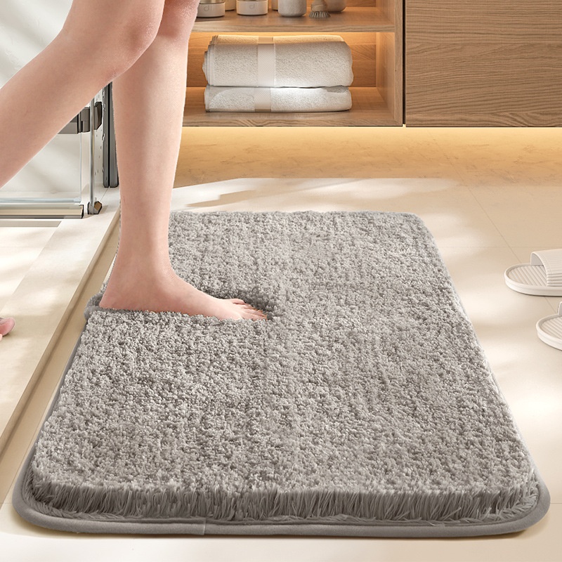 Soft Absorbent Non-Slip Bath Mat - Quick Dry Bathroom Rug