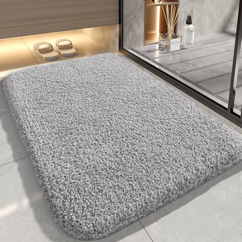 Soft Absorbent Non-Slip Bath Mat - Quick Dry Bathroom Rug