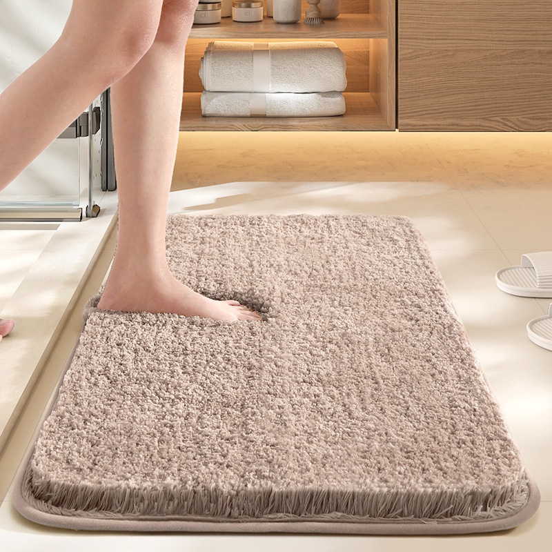 Soft Absorbent Non-Slip Bath Mat - Quick Dry Bathroom Rug