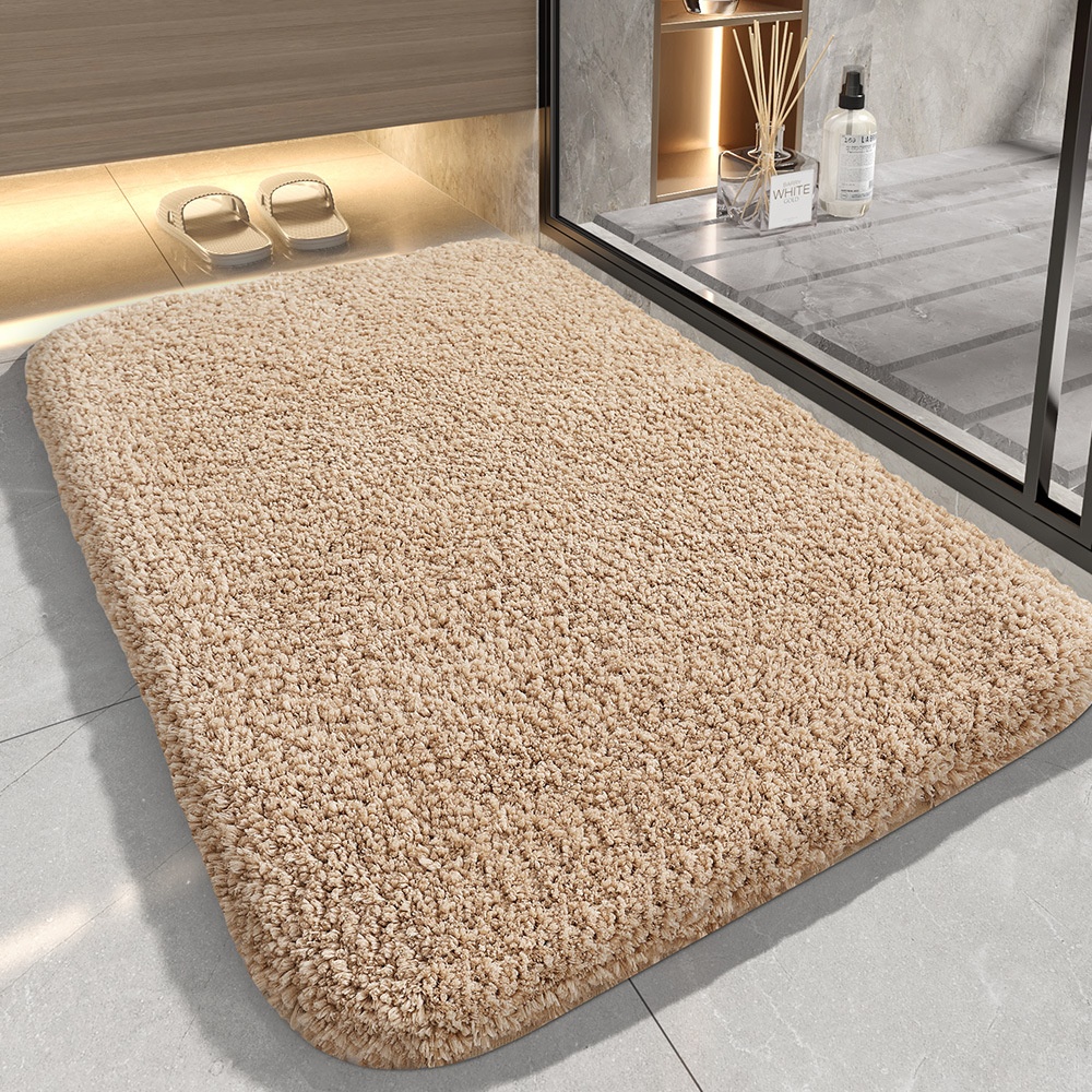Soft Absorbent Non-Slip Bath Mat - Quick Dry Bathroom Rug