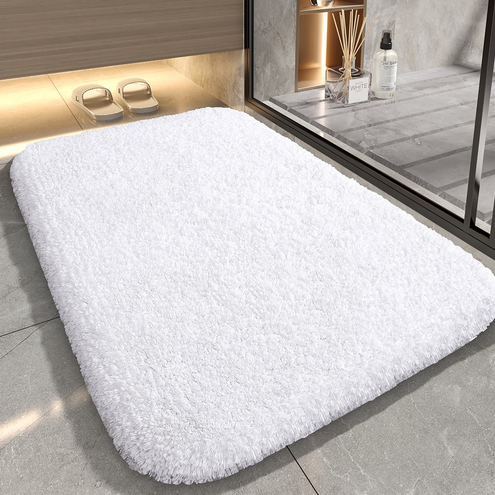 Soft Absorbent Non-Slip Bath Mat - Quick Dry Bathroom Rug