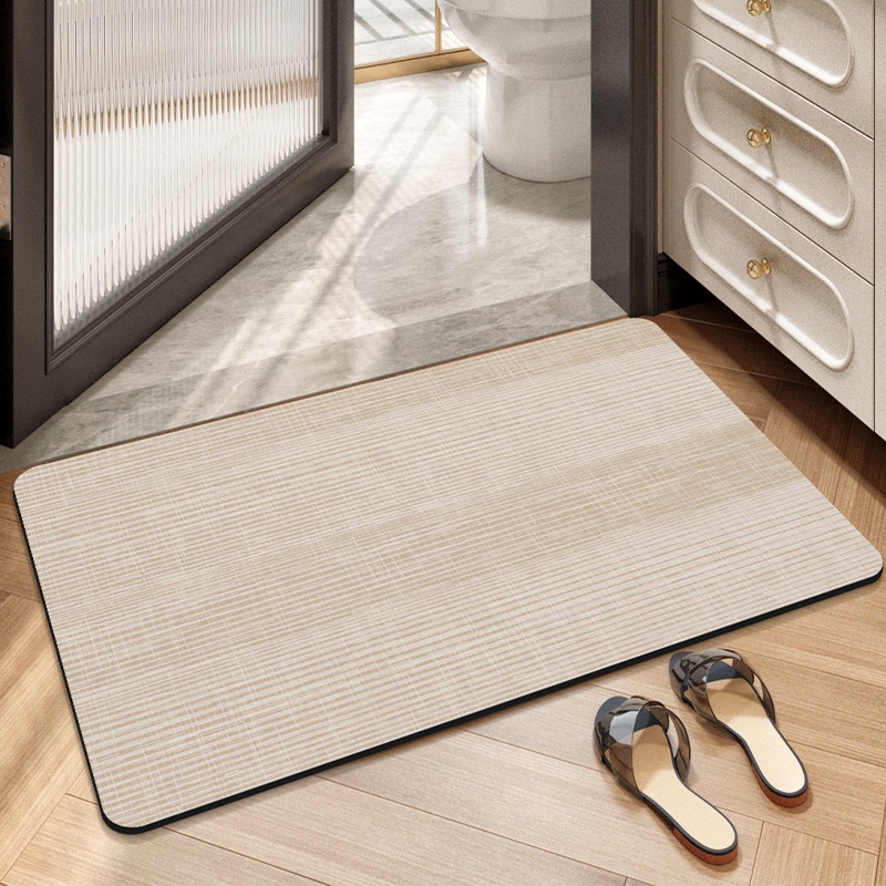 Quick Dry Anti-Slip Bathroom Mat - Absorbent & Soft