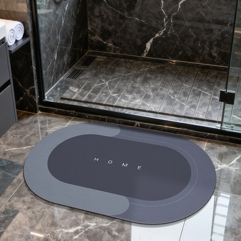 Quick Dry Anti-Slip Bathroom Mat - Absorbent & Soft