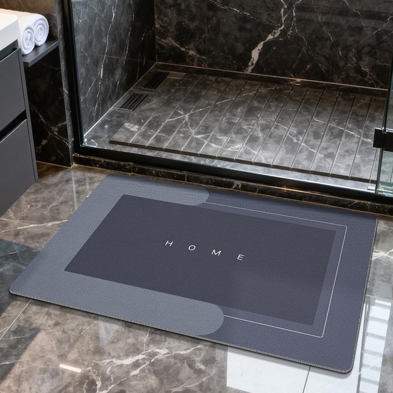 Quick Dry Anti-Slip Bathroom Mat - Absorbent & Soft