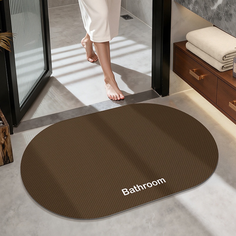 Quick Dry Anti-Slip Bathroom Mat - Absorbent & Soft
