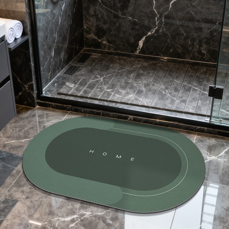 Quick Dry Anti-Slip Bathroom Mat - Absorbent & Soft