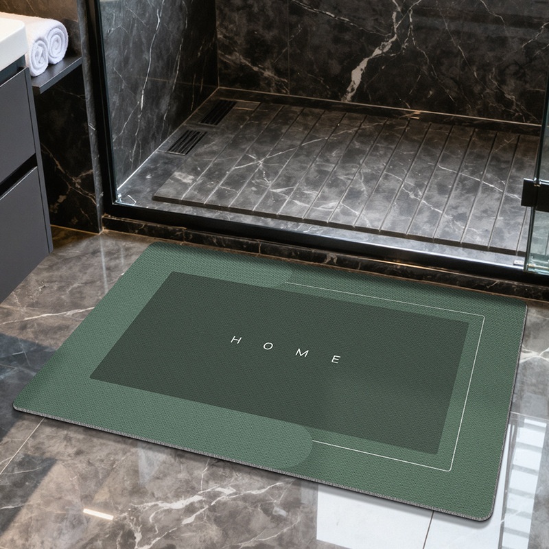 Quick Dry Anti-Slip Bathroom Mat - Absorbent & Soft