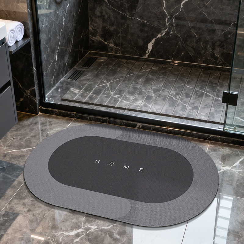 Quick Dry Anti-Slip Bathroom Mat - Absorbent & Soft