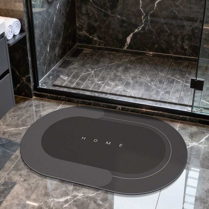 Quick Dry Anti-Slip Bathroom Mat - Absorbent & Soft
