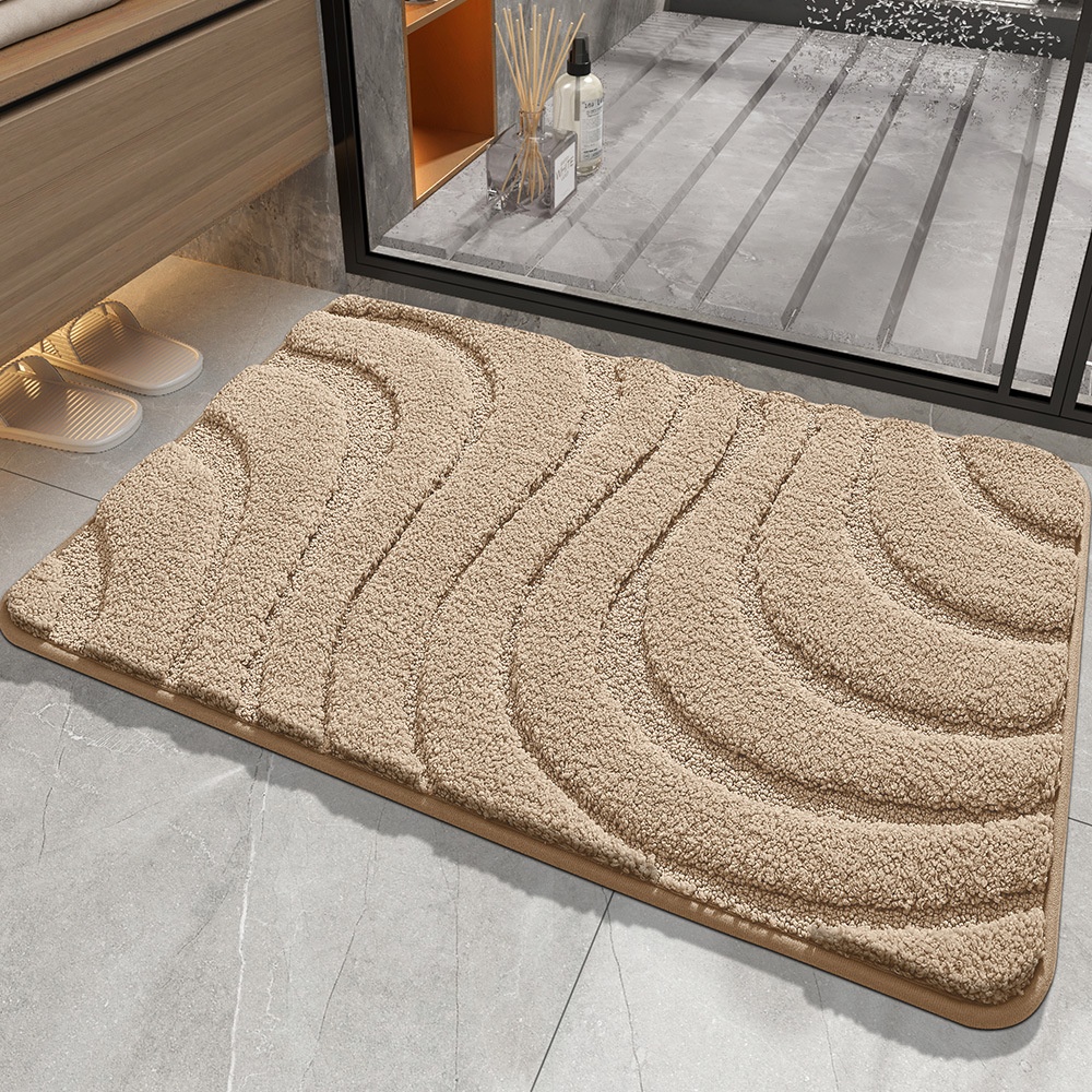 Absorbent Non-Slip Bath Mat & Door Mat - Quick Dry
