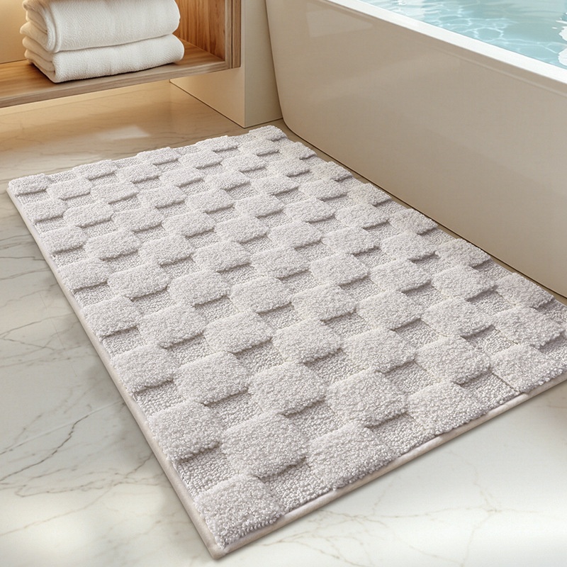 Absorbent Non-Slip Bath Mat & Door Mat - Quick Dry