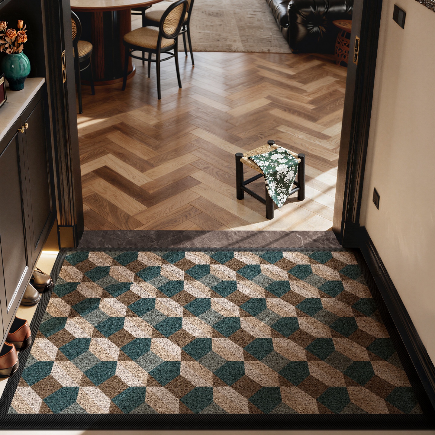 Durable Non-Slip Entryway Door Mat for Home & Office