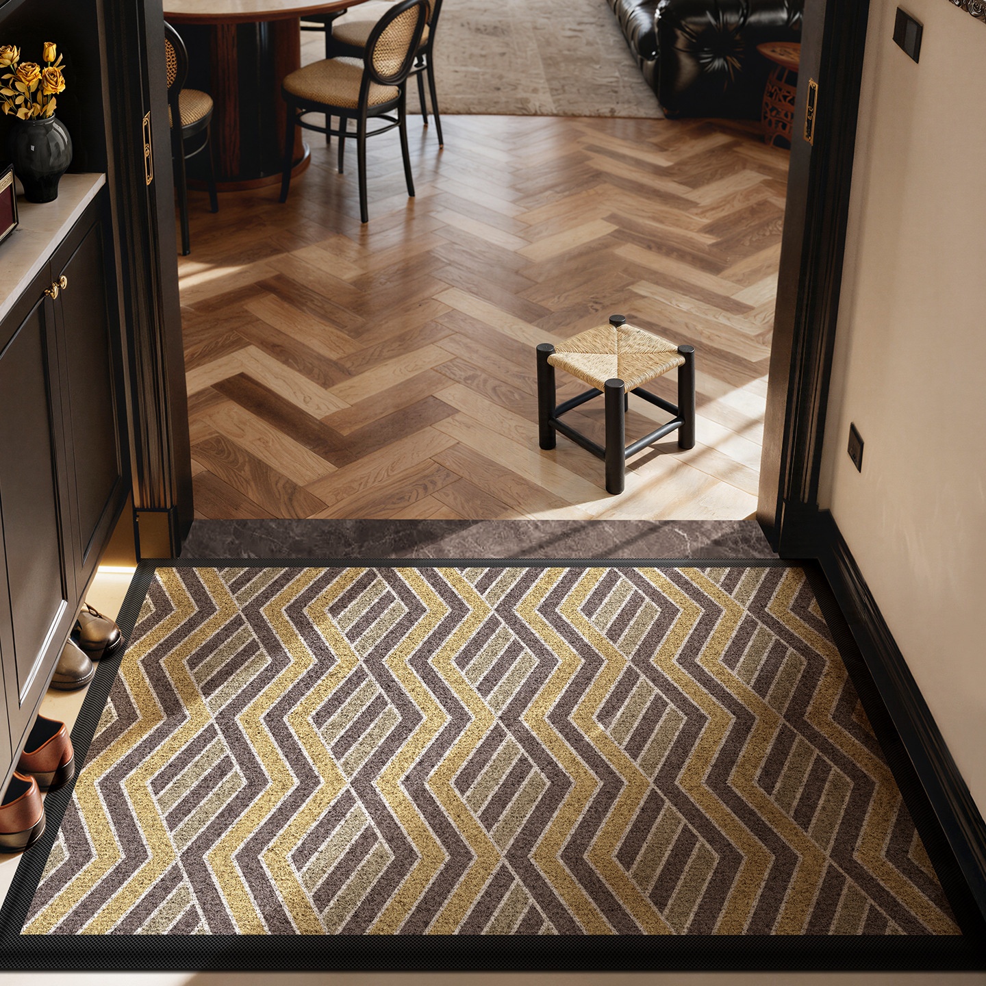 Durable Non-Slip Entryway Door Mat for Home & Office