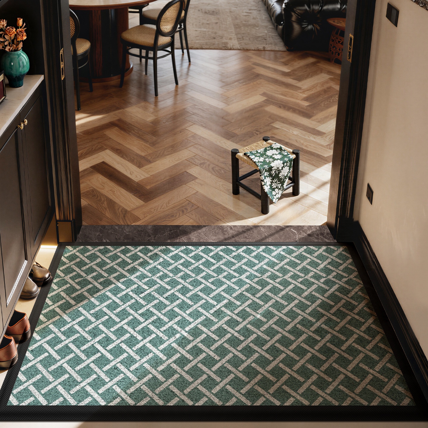 Durable Non-Slip Entryway Door Mat for Home & Office