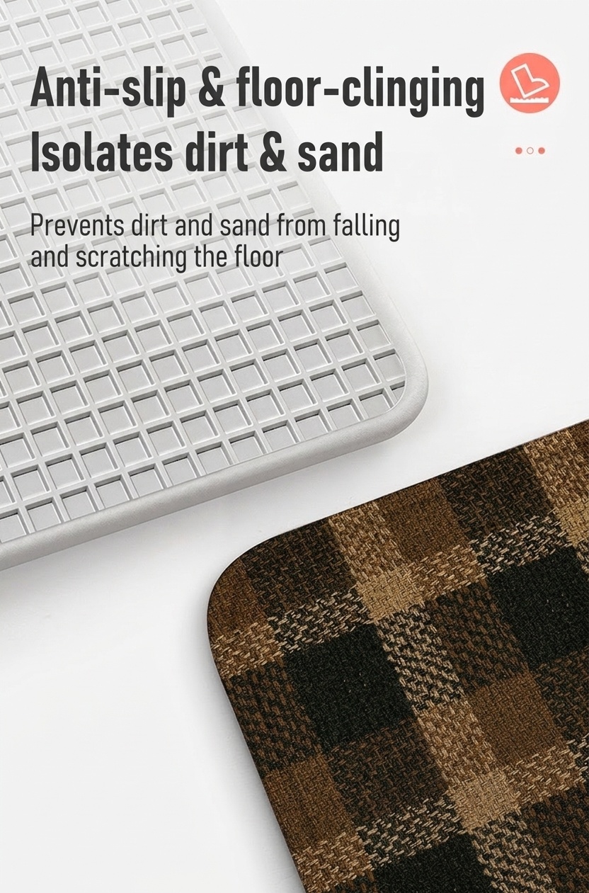 Non-Slip Absorbent Floor Mat & Bath Rug Collection