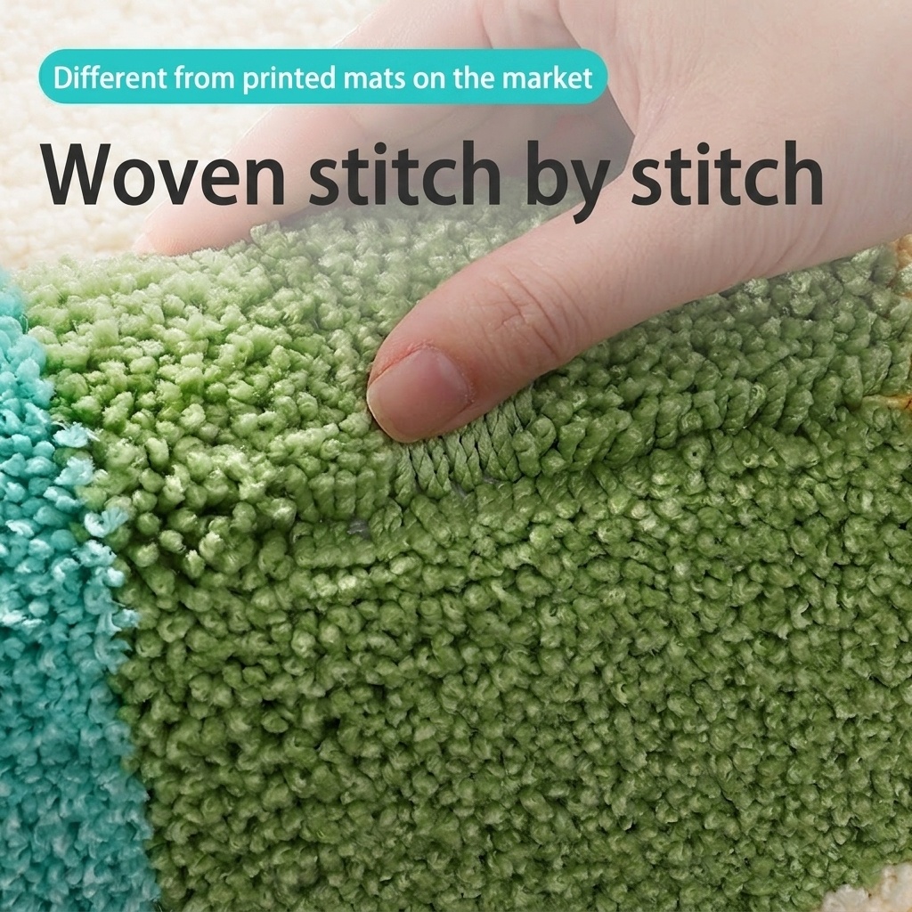 Soft Absorbent Non-Slip Bath Mat & Doormat - Stylish Designs