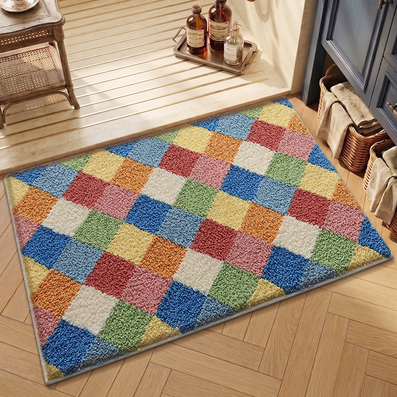 Soft Absorbent Non-Slip Bath Mat & Doormat - Stylish Designs