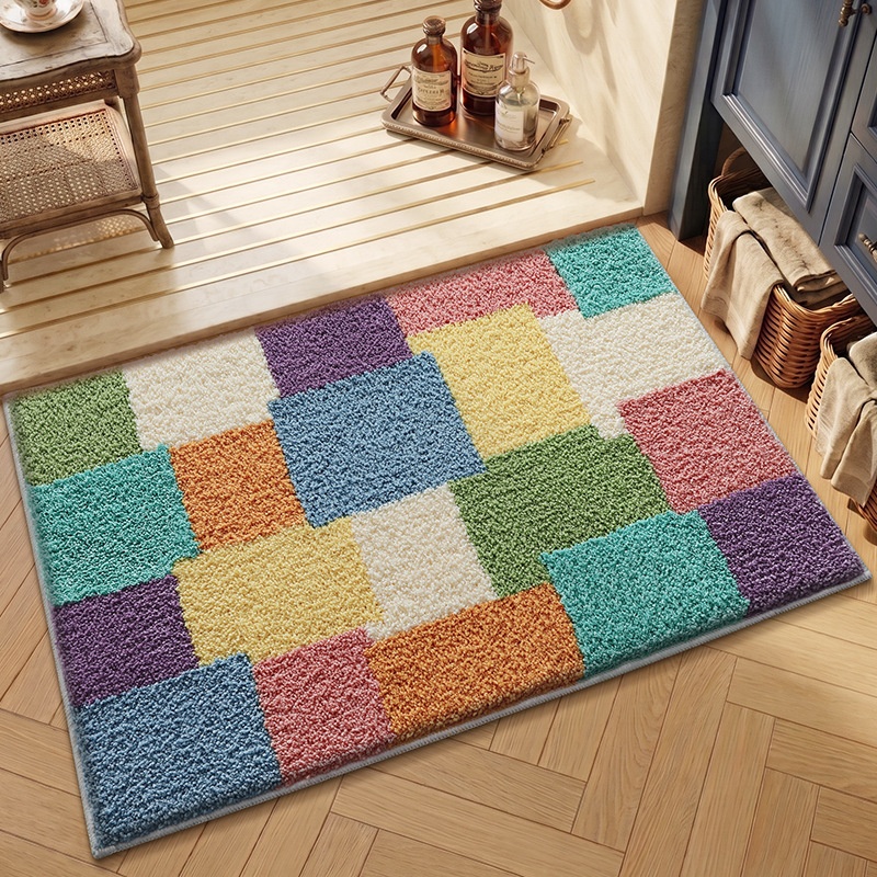 Soft Absorbent Non-Slip Bath Mat & Doormat - Stylish Designs