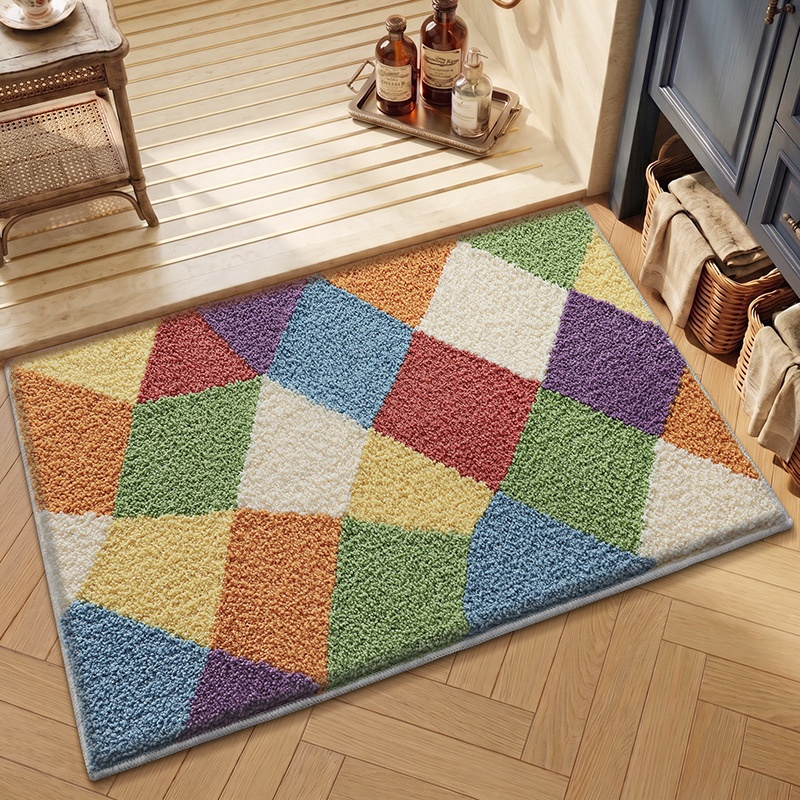 Soft Absorbent Non-Slip Bath Mat & Doormat - Stylish Designs