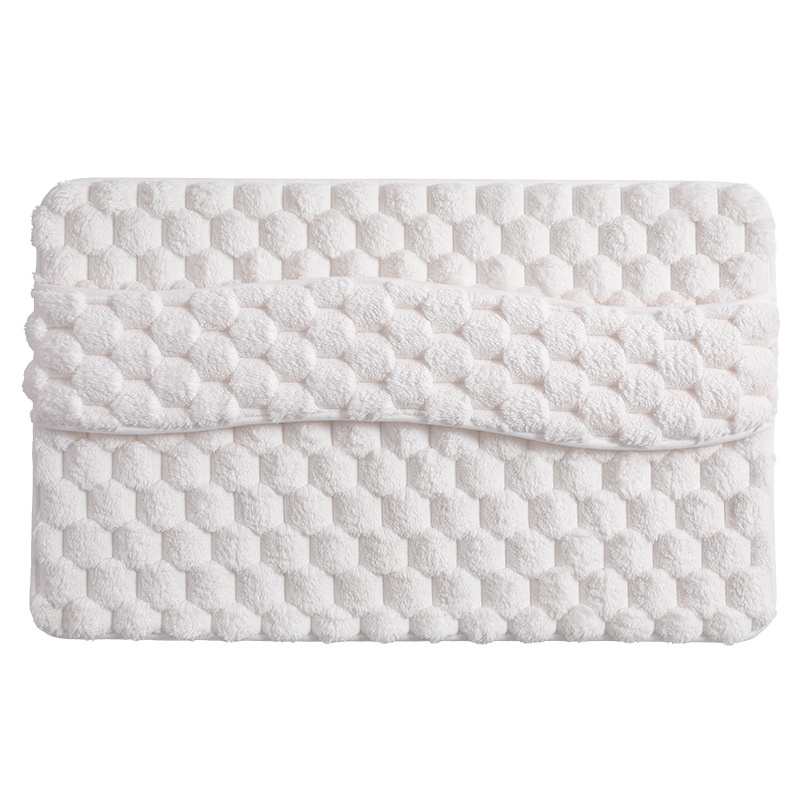 Soft Herringbone Bedside Carpet & Bath Mat Collection