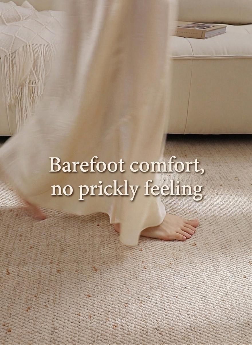 Modern Abstract Wool Blend Area Rug - Waterproof & Anti-Bacterial