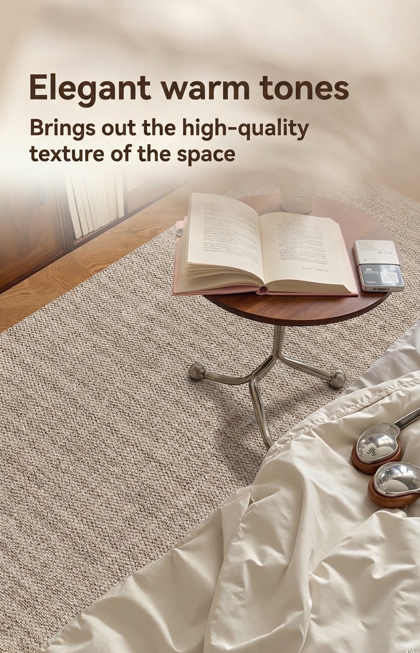 Modern Abstract Wool Blend Area Rug - Waterproof & Anti-Bacterial