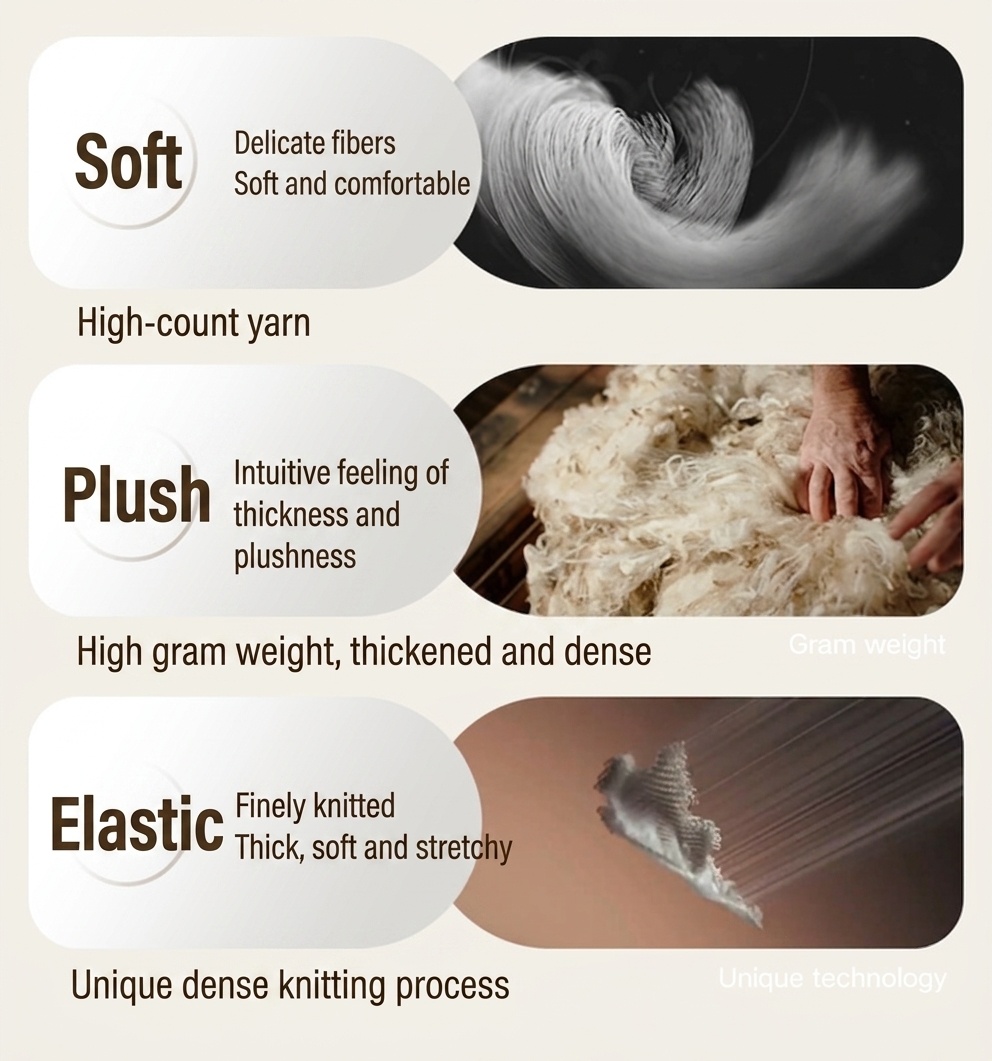 Modern Abstract Wool Blend Area Rug - Waterproof & Anti-Bacterial