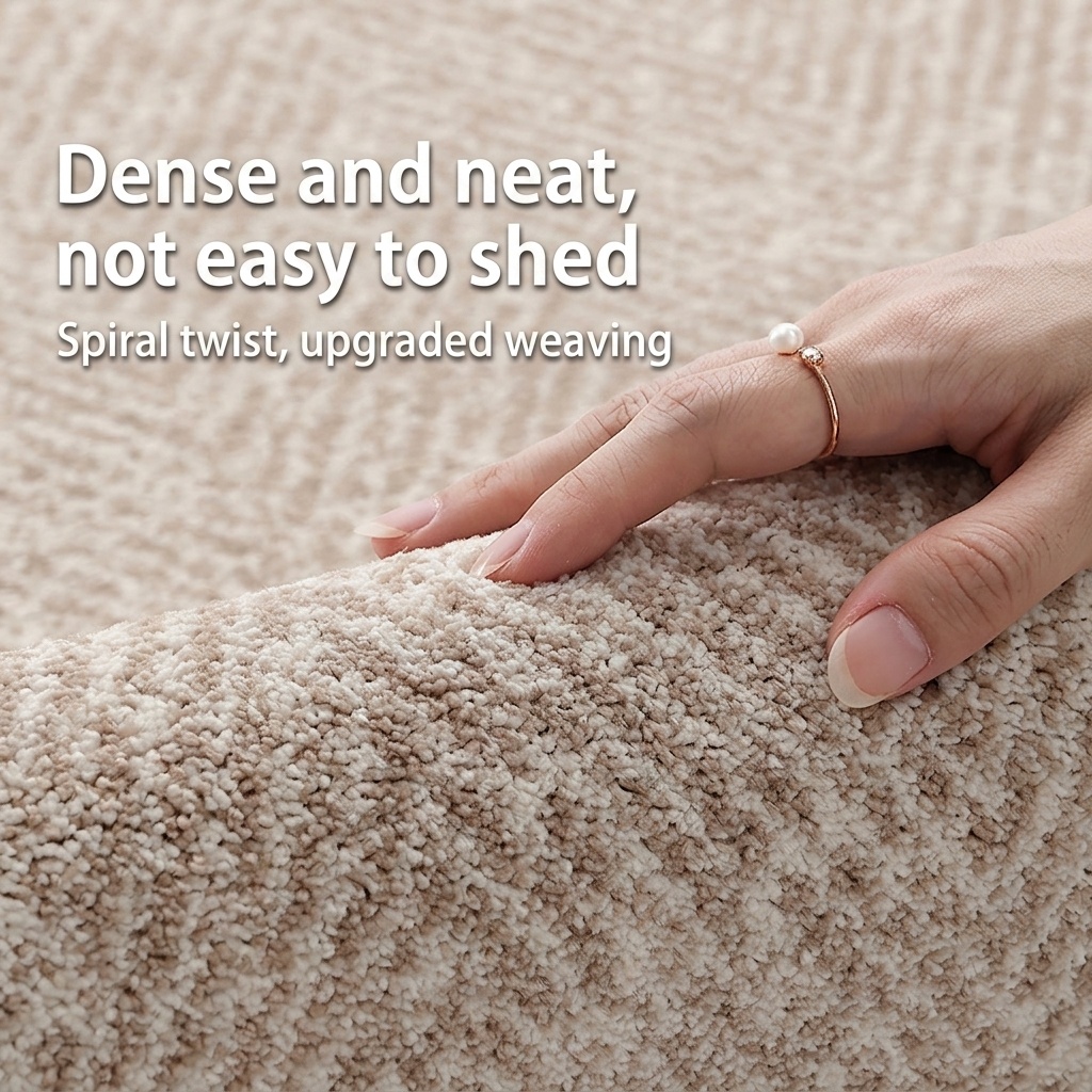 Soft Non-Slip Washable Bedside Rug - Modern Home Decor Mat