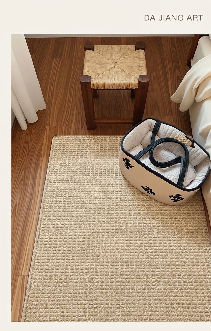 New Zealand Wool Blend Soft Area Rug for Bedroom & Living Room