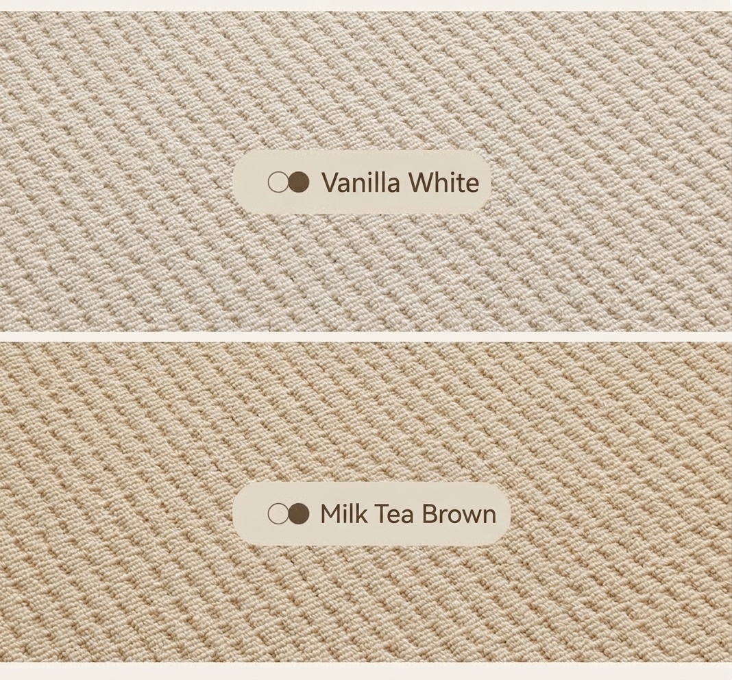 New Zealand Wool Blend Soft Area Rug for Bedroom & Living Room