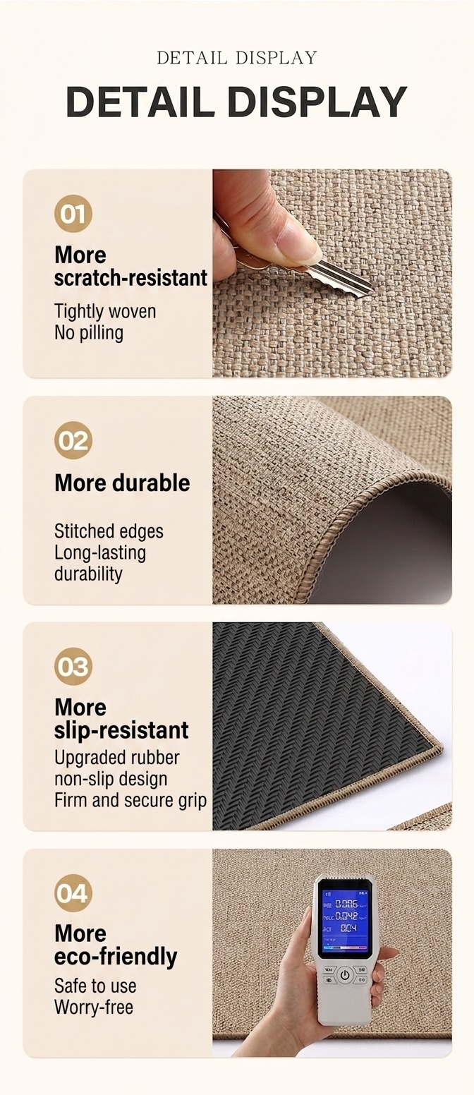 Non-Slip Washable Kitchen Mat Runner - Durable Floor Rug