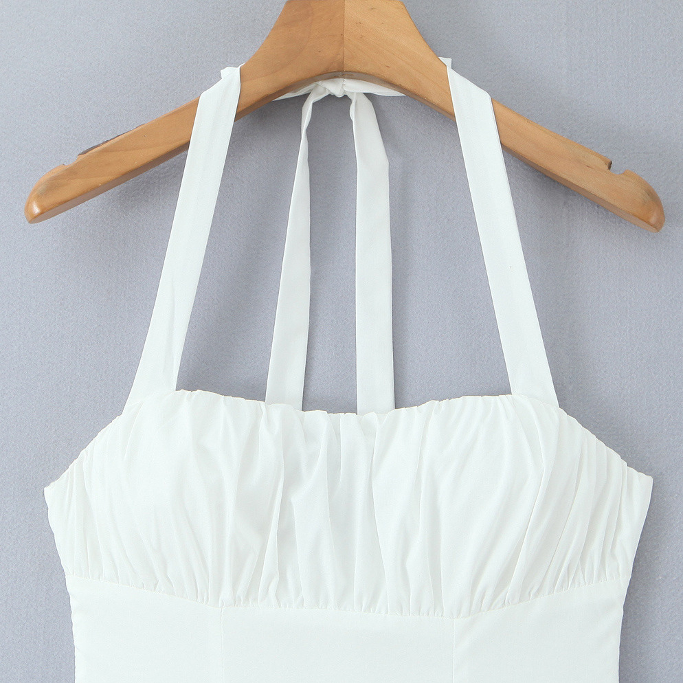 Women's Elegant Halter Neck Princess Dress - Slim Fit KUN-00182