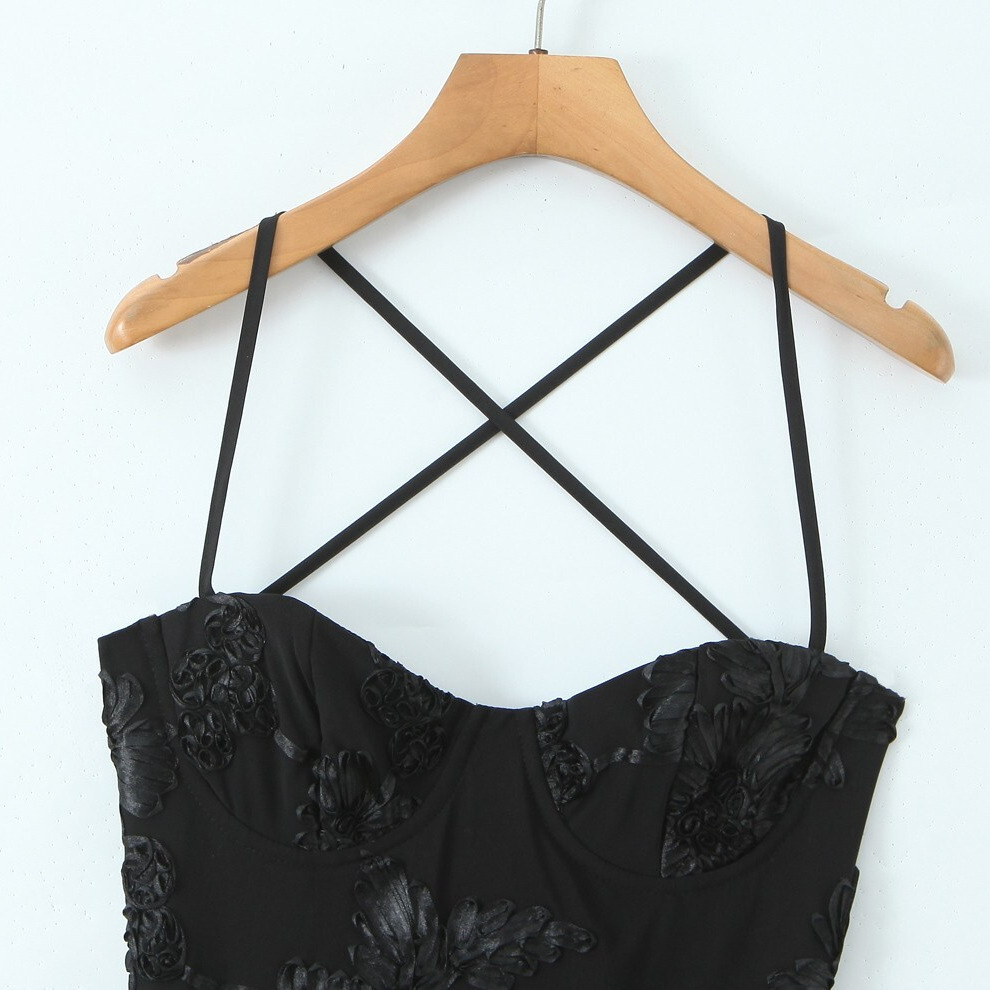 Floral Corset Dress Elegant Women's Party Dress KUN-00156