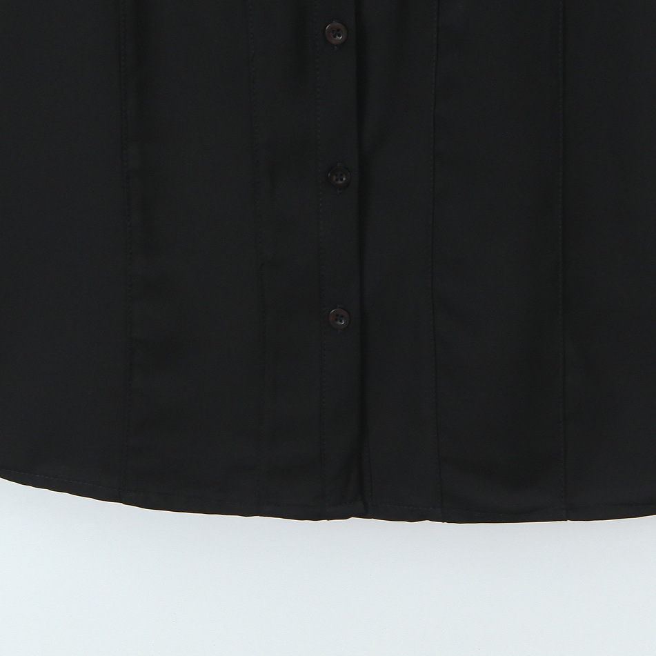 Vestido mini con ribete de encaje, escote cuadrado, clásico y elegante KUN-00051