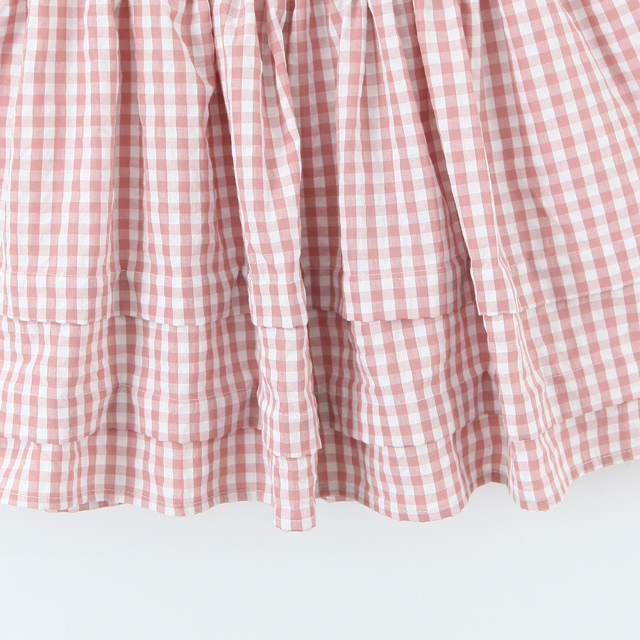 Plaid A-Line Dress - Slim Fit & Classic KUN-00057