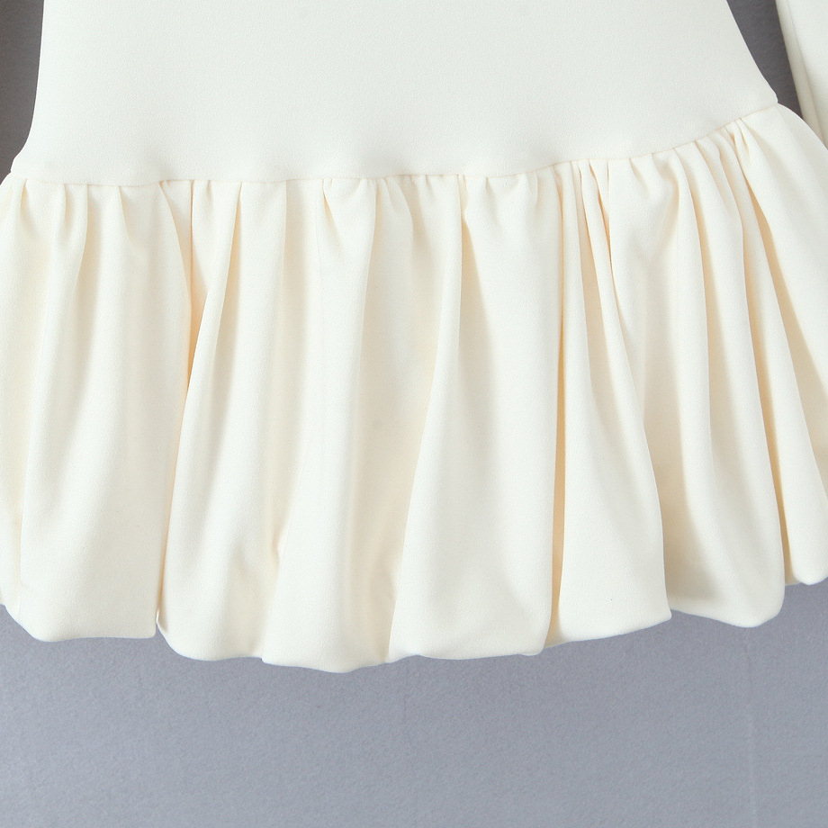 Ballet Style Floral Square Neck Dress - Chic Casual KUN-00142