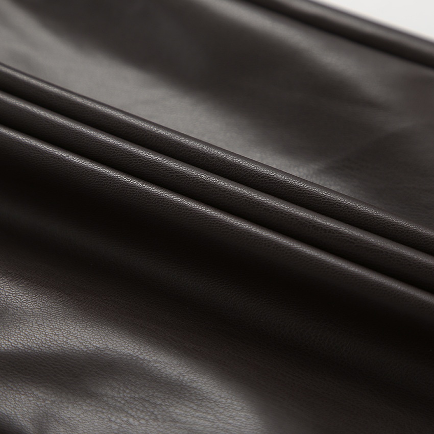 Pantalon large à cordon de serrage en similicuir